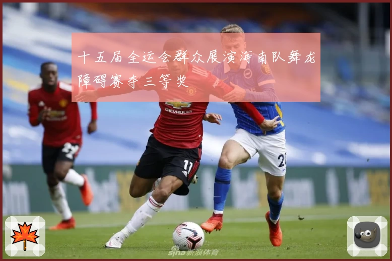 十五届全运会群众展演海南队舞龙障碍赛夺三等奖